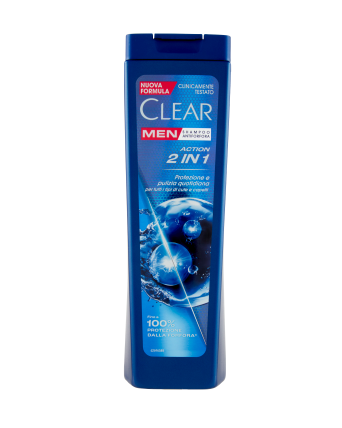 SHAMPOO CLEAR BLU ML.225 ACTION 2/1               