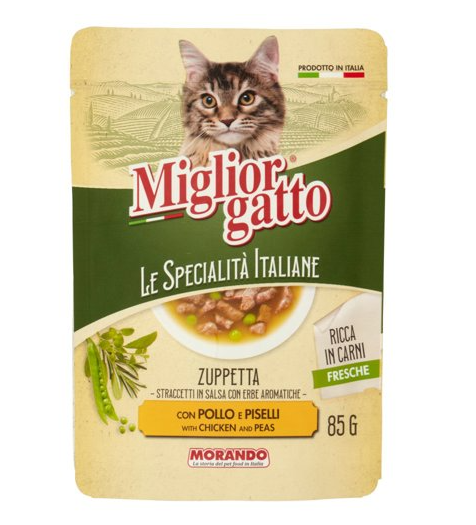 MORANDO GATTO SPEC.ITALIANE STRACCETTI POLLO GR.85