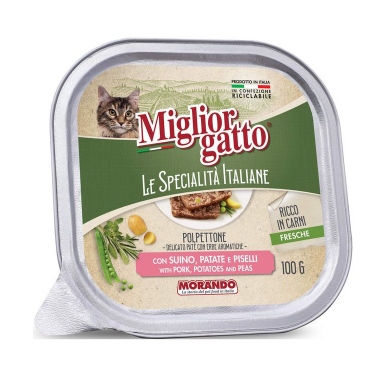 MORANDO GATTO SPEC.ITALIANE PATE'SUINO PAT. GR.100