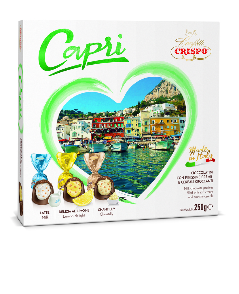 CRISPO CONFEZ.CAPRI PRALINE GR.250 SCATOLA        