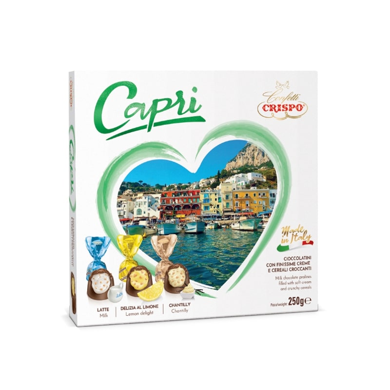 CRISPO CONFEZ.CAPRI PRALINE GR.250 SCATOLA        