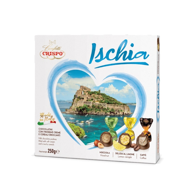 CRISPO CONFEZ.ISCHIA PRALINE GR.250 SCATOLA       