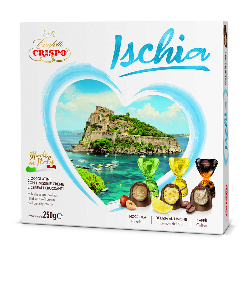 CRISPO CONFEZ.ISCHIA PRALINE GR.250 SCATOLA       