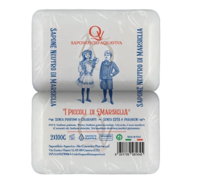 SAPONE BUCATO PICCOLI DI MARSIGLIA 2X100 GR       