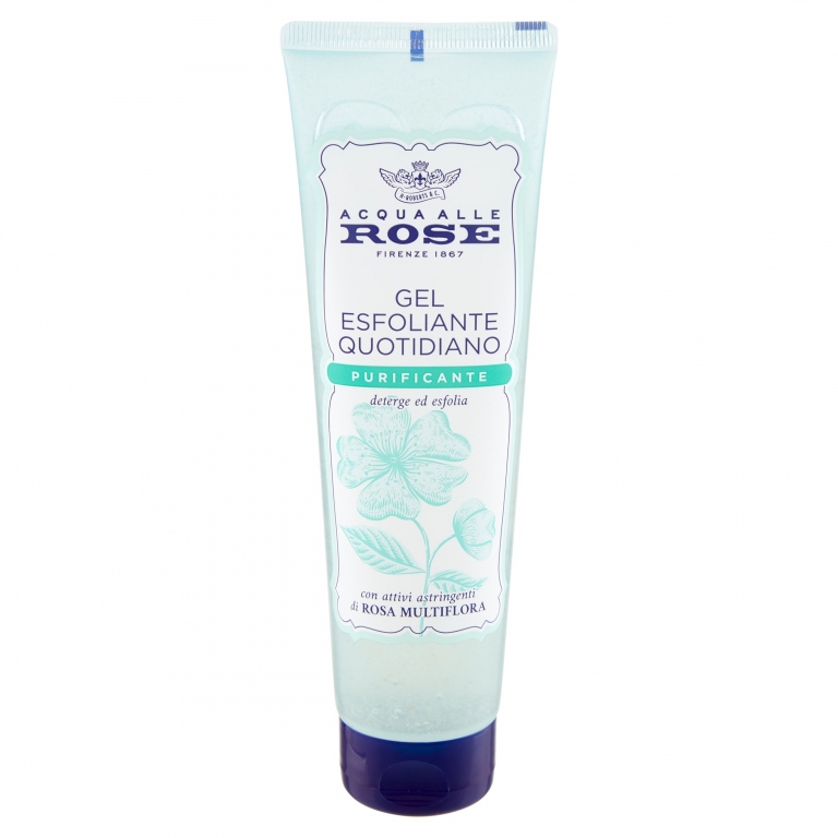 GEL VISO ESFOGLIANTE ACQUA ALLE ROSE ML 150       