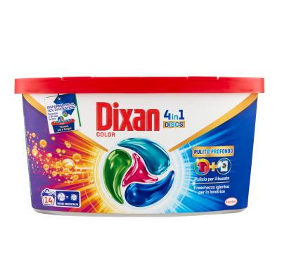 DIXAN DISCS 4/1 COLOR 14 PEZZI                    