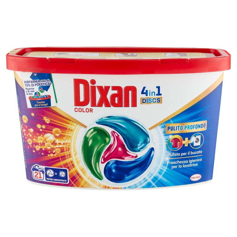 DIXAN DISCS 4/1 COLOR 21 PEZZI                    