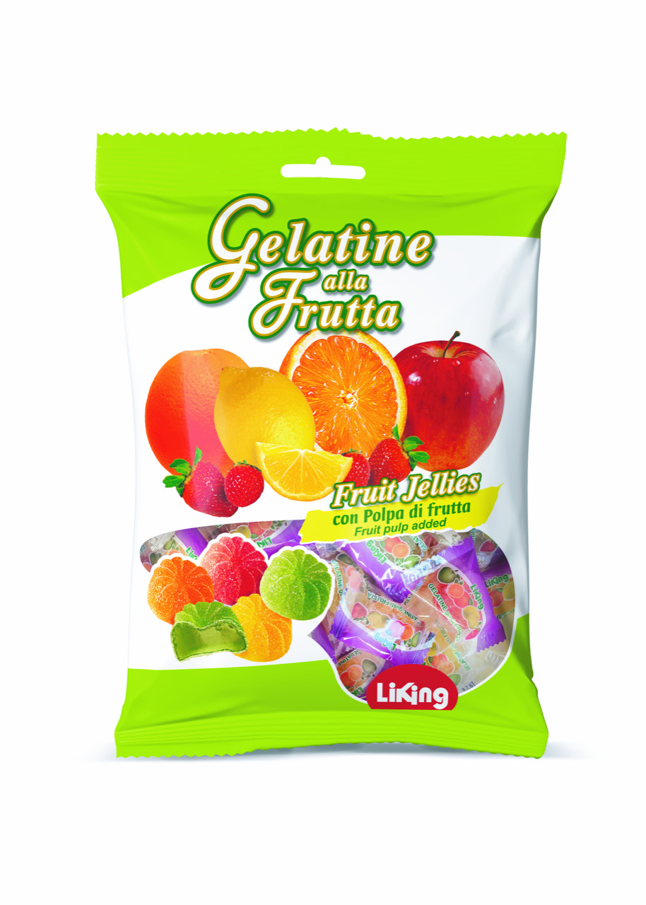 CARAMELLE LIKING GELATINE FRUTTA GR.150           