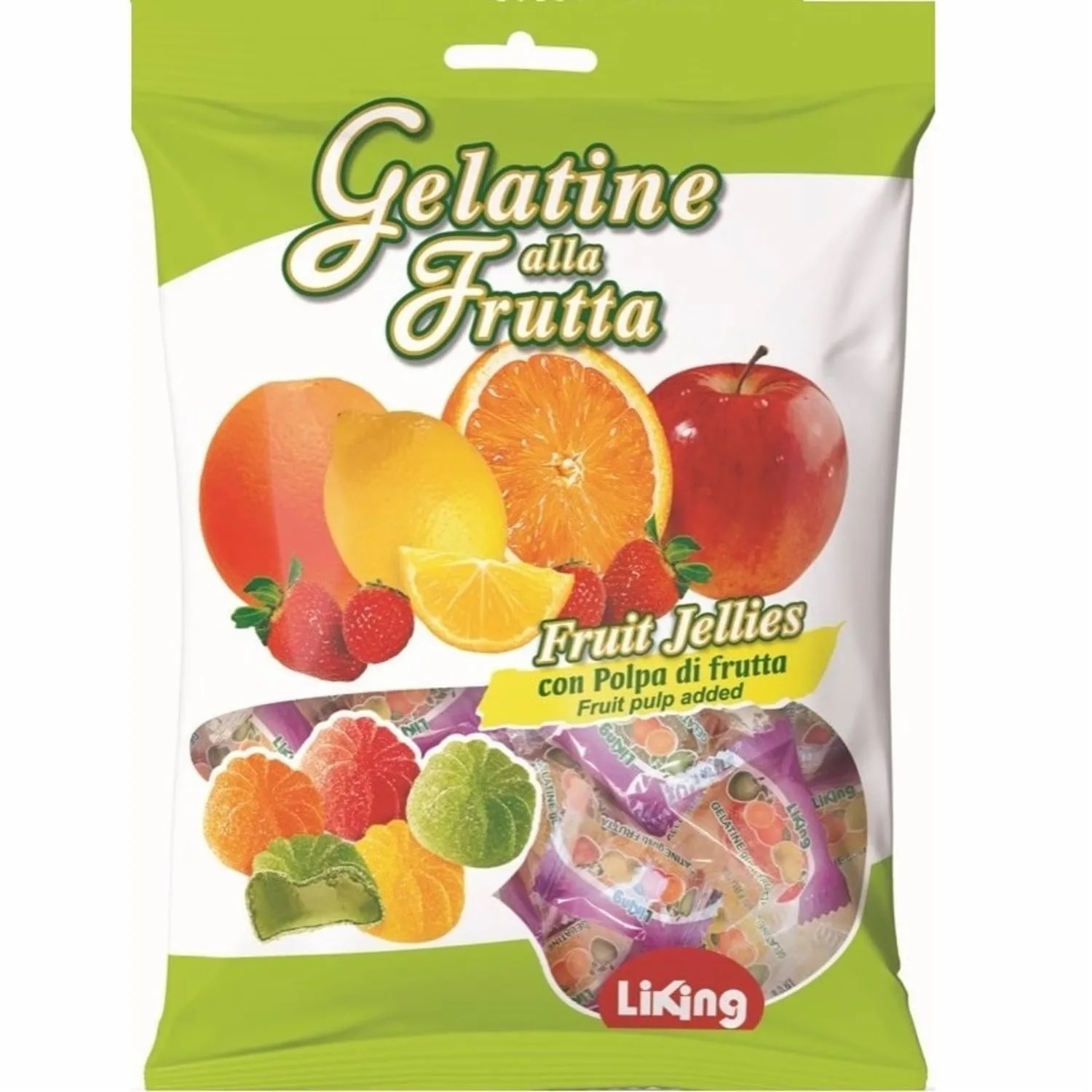 CARAMELLE LIKING GELATINE FRUTTA GR.150           