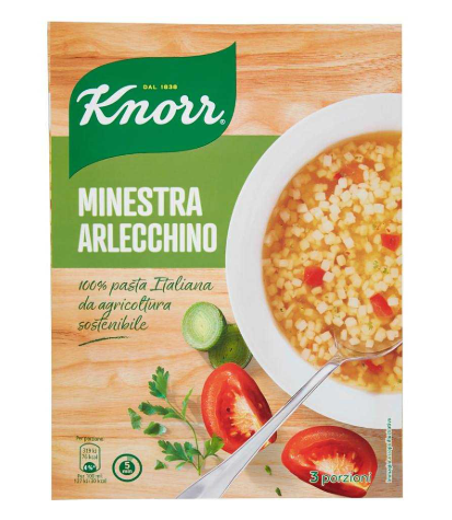 KNORR MINESTRA ARLECCHINO GR.68 BS                