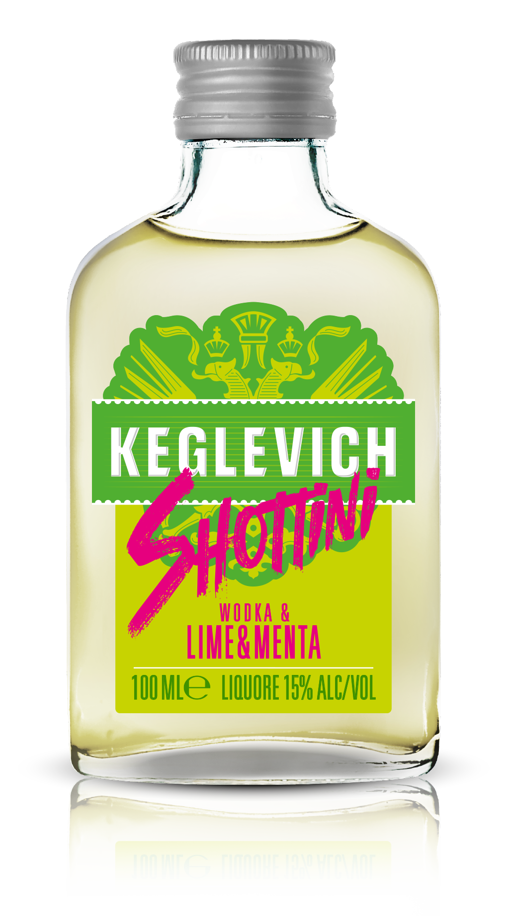 KEGLEVICH VODKA&LIME&MENTA ML.100 SHOTTINI        