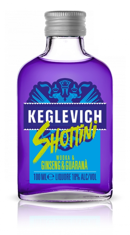 KEGLEVICH VODKA&GINSENG&GUARANA'ML.100 SHOTTINI   