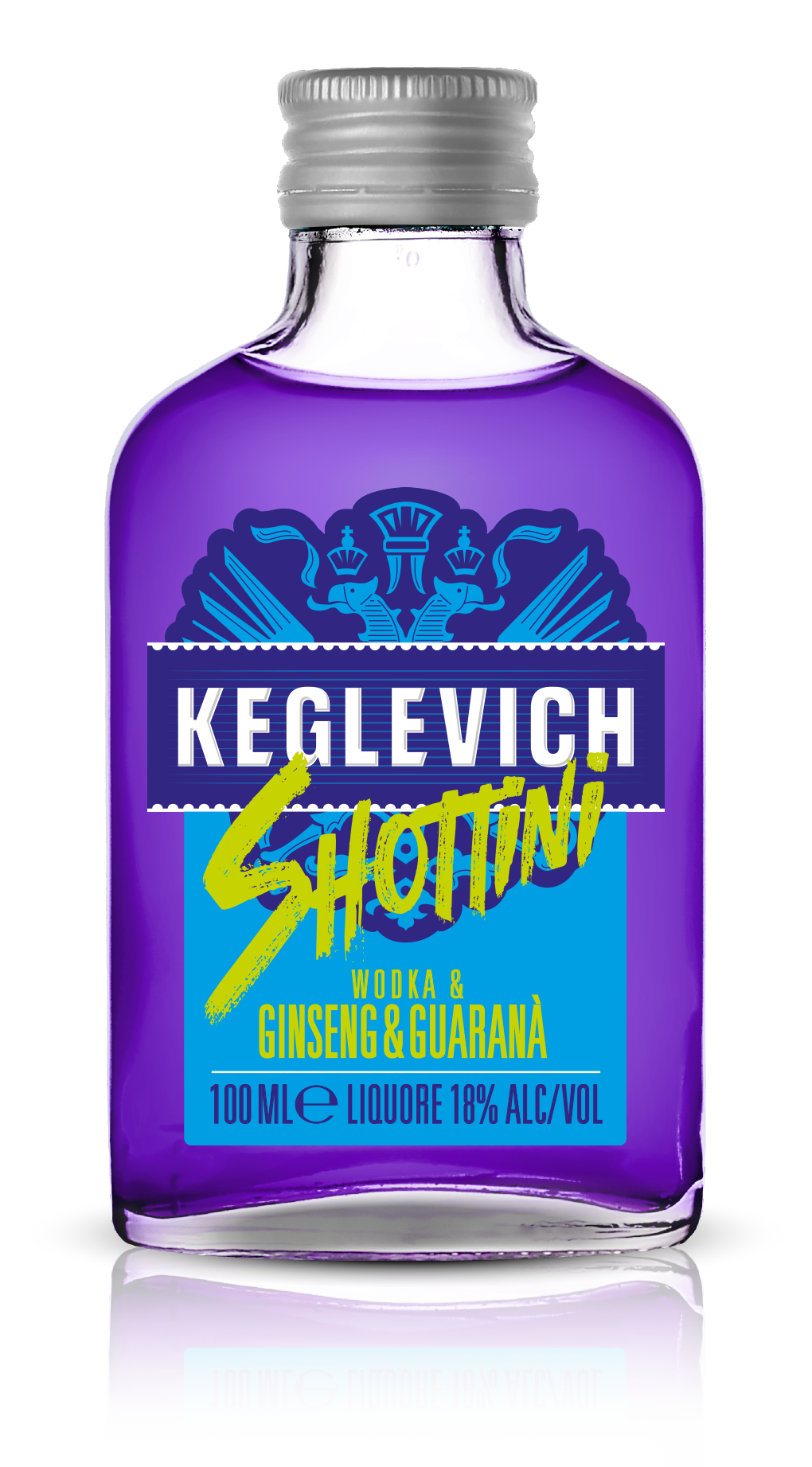 KEGLEVICH VODKA&GINSENG&GUARANA'ML.100 SHOTTINI   