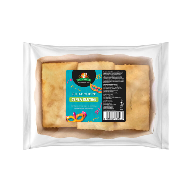 GECCHELE CHIACCHIERE S/GLUTINE GR.125             