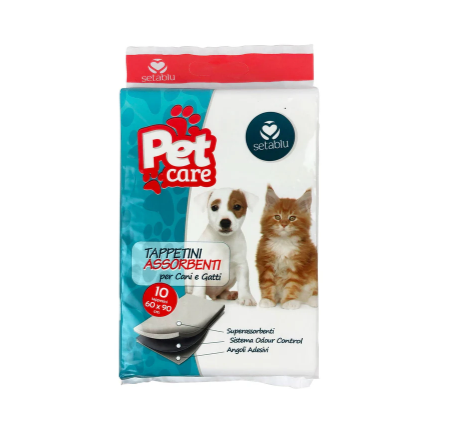 TAPPETINI ASSORBENTI PETCARE 60X90 PZ.10          