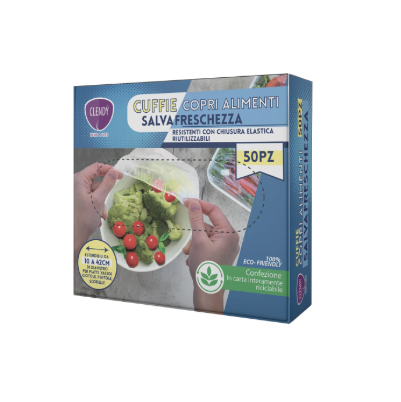 CUFFIE ALIMENTI SALVAFRESCHEZZA CLENDY PZ.50      