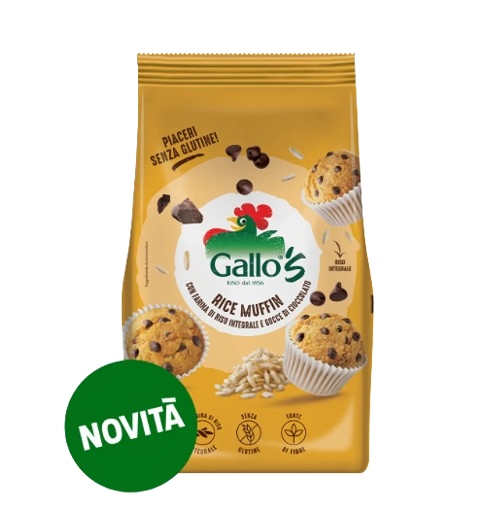 MUFFIN GALLO RISO INTEGR.&GOC.CIOCC.GR.200        