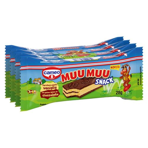 SNACK CAMEO MUU MUU 4X28GR.                       