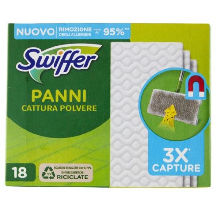SWIFFER CATTURAPOLVERE DRY KEY 18 PANNI           