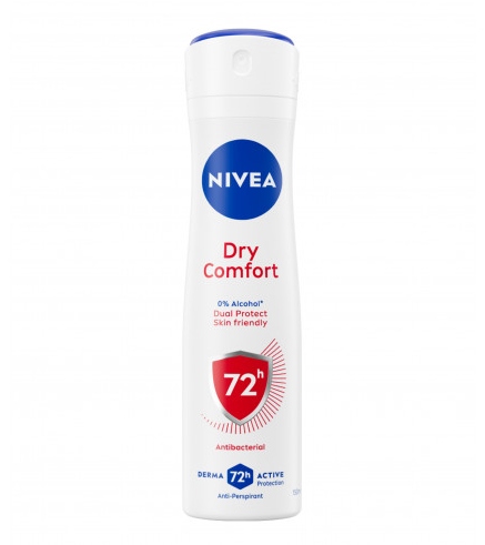 DEO NIVEA SPRAY DRY CONFORT 72 H. ML150           