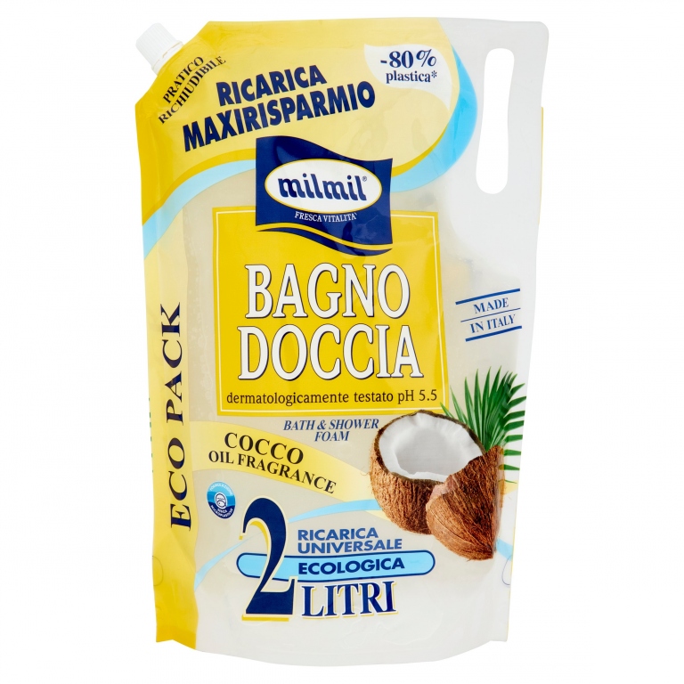 BAGNO SCHIUMA BUSTA MIL MIL COCCO LT 2            