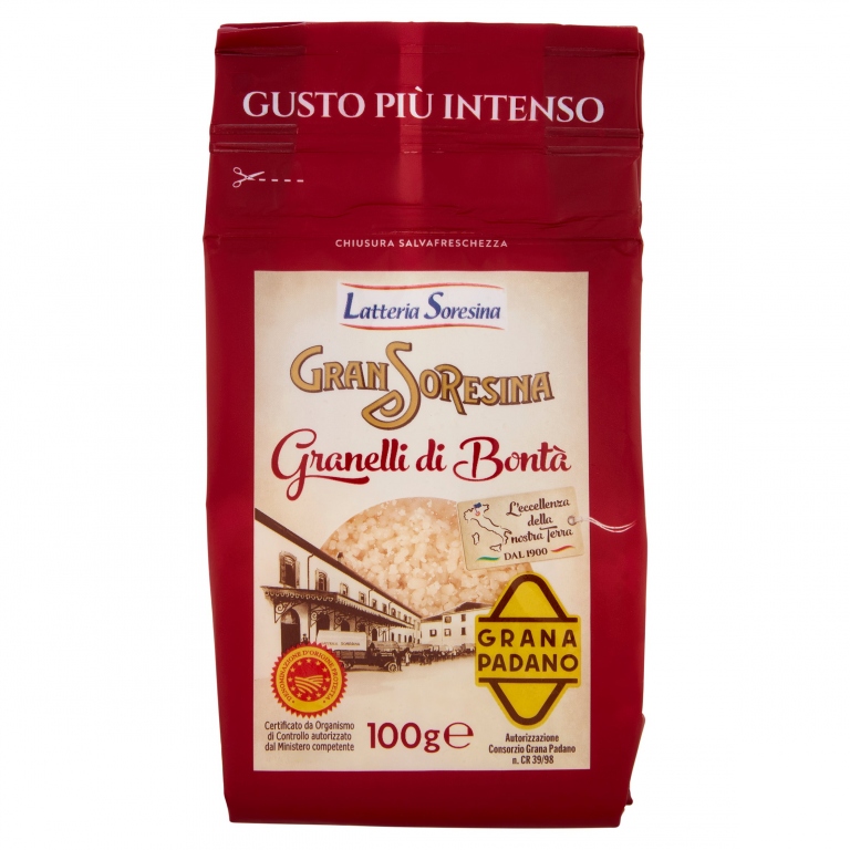 GRANA PADANO GRANELLI DI BONTA' SORESINA GR.100   