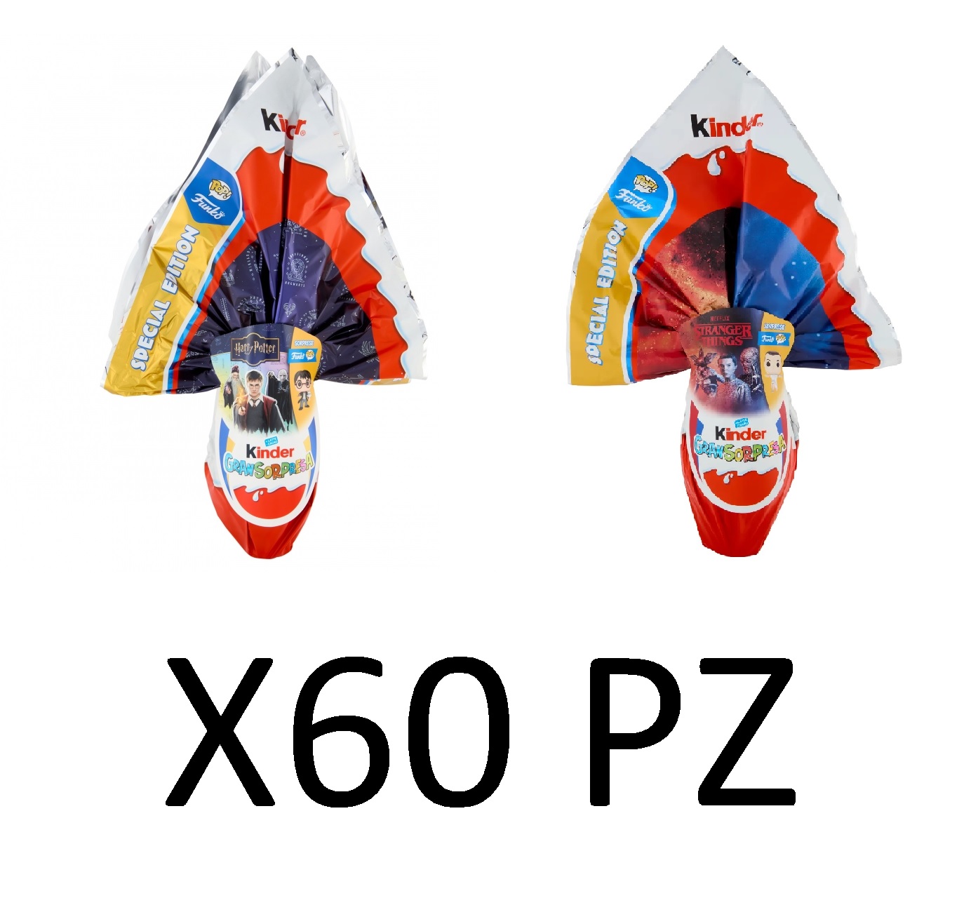 UOVO KINDER G.S. T4,5X60 H.POTTER/ONE PIECE GR.220