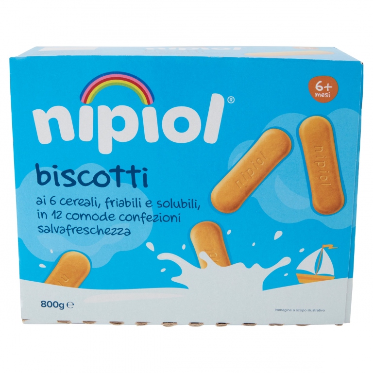 BISC. NIPIOL 6 CEREALI GR800                      