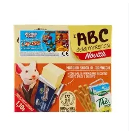 L'ABC DELLA MERENDA SNACK FORMAGGIO MORBIDO T.1,10