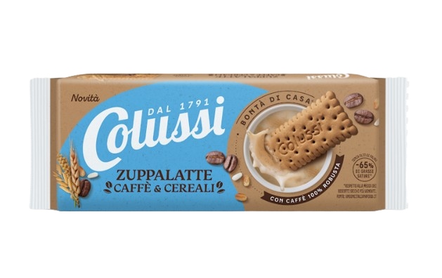 BISC. COLUSSI ZUPPALATTE CAFFE' E CEREALI GR.250  