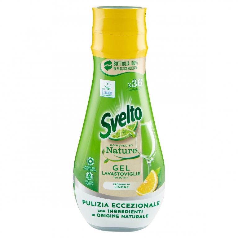SVELTO GEL LAVASTOVIGLIE LIMONE 36 LAV.           