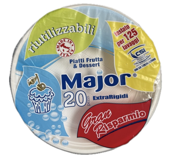 PIATTI ROYAL DESSERT PP PZ.20 RIUTILIZZABILI      