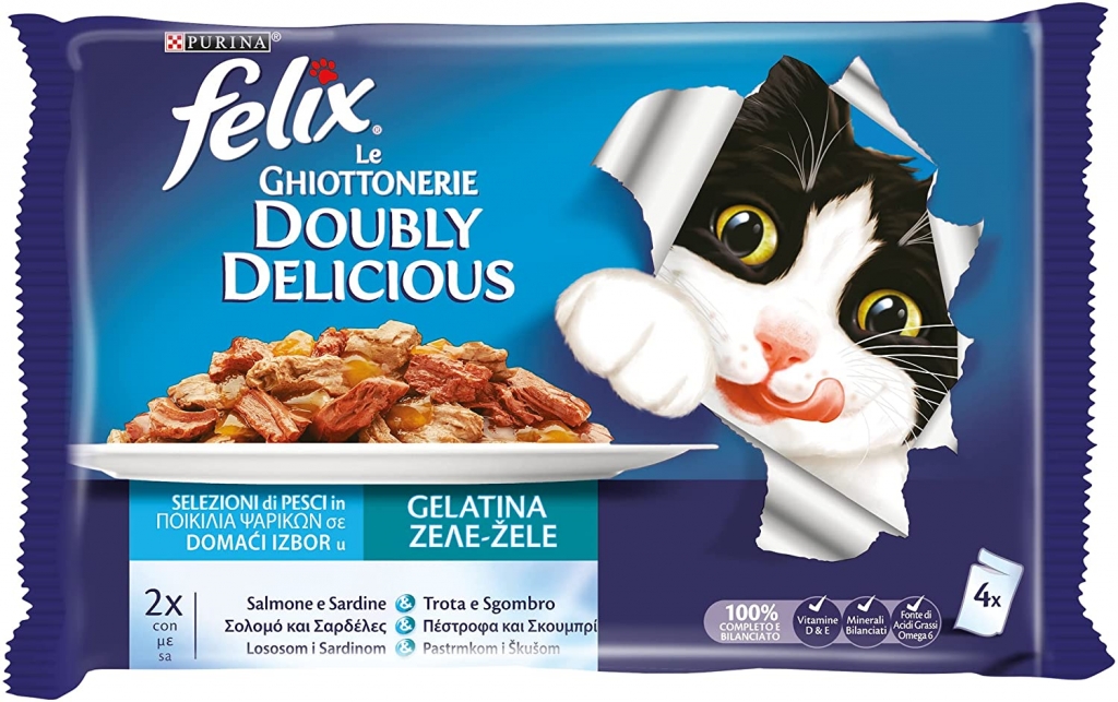 FELIX GATTO GHIOT.DOUBLY DELICIOUS MANZO-TACC 4X85