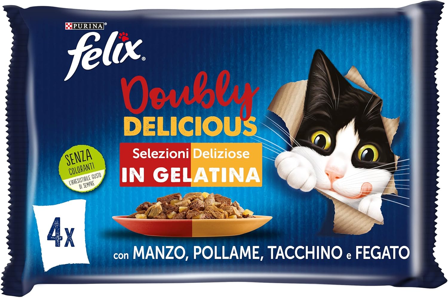 FELIX GATTO GHIOT.DOUBLY DELICIOUS MANZO-TACC 4X85