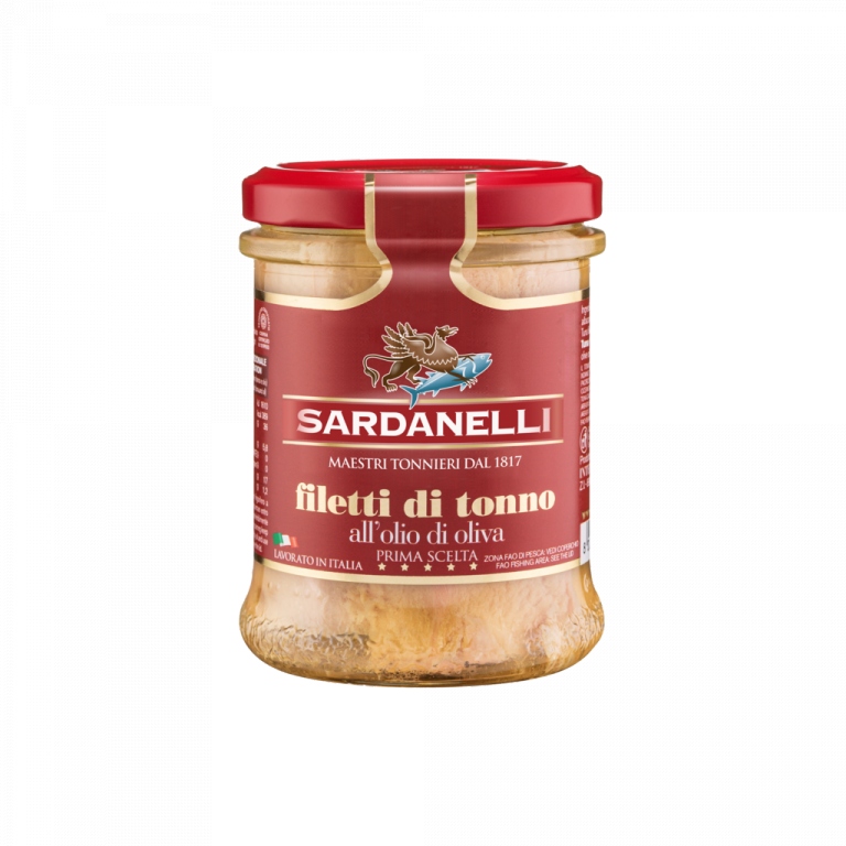 TONNO SARDANELLI FILETTO O.O.VASO GR190           