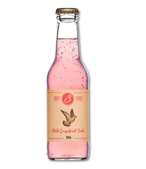 PINK GRAPFR SODA THREE CENTS CL.20                