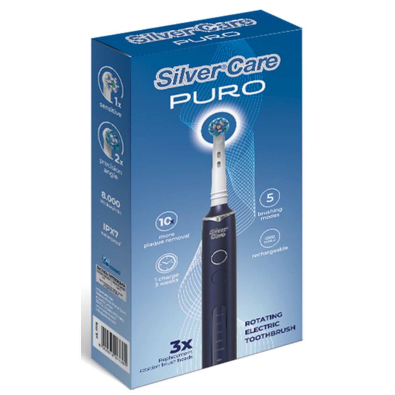 SPAZ.ELETTRICO SILVER CARE +3 RICAMBI             