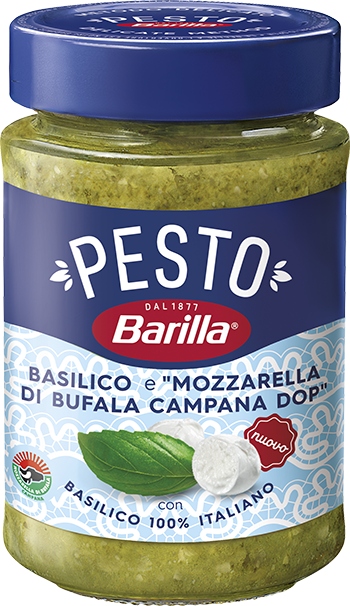 PESTO BASILICO MOZZARELLA BARILLA GR.190          
