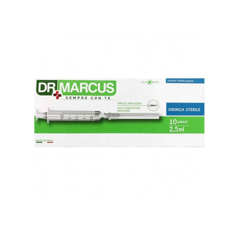 SIRINGHE DR.MARCUS STERILI ML.2,5 X10             