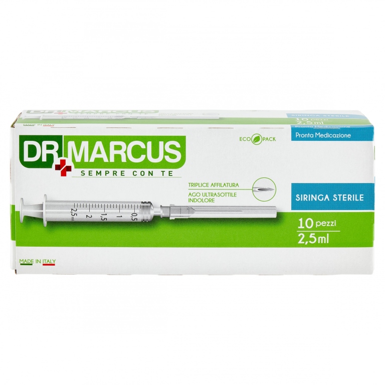 SIRINGHE DR.MARCUS STERILI ML.2,5 X10             