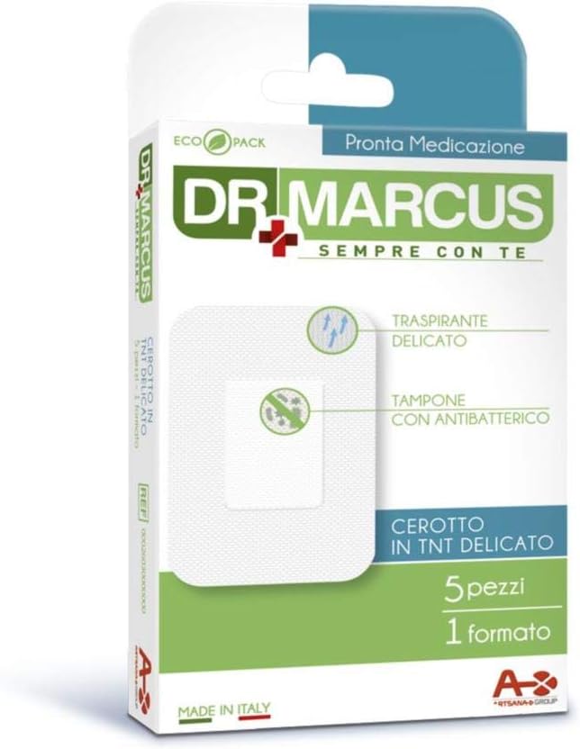 CEROTTI DR.MARCUS TNT TRASPARENTE CM 7X5 PZ.5     