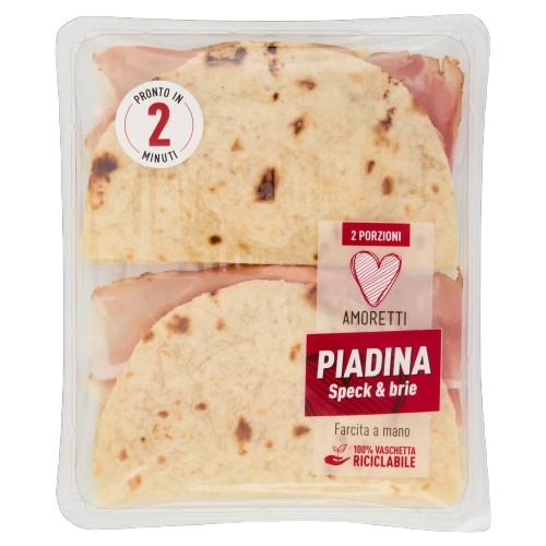 PIADINA SPECK E BRIE AMORETTI GR.180              