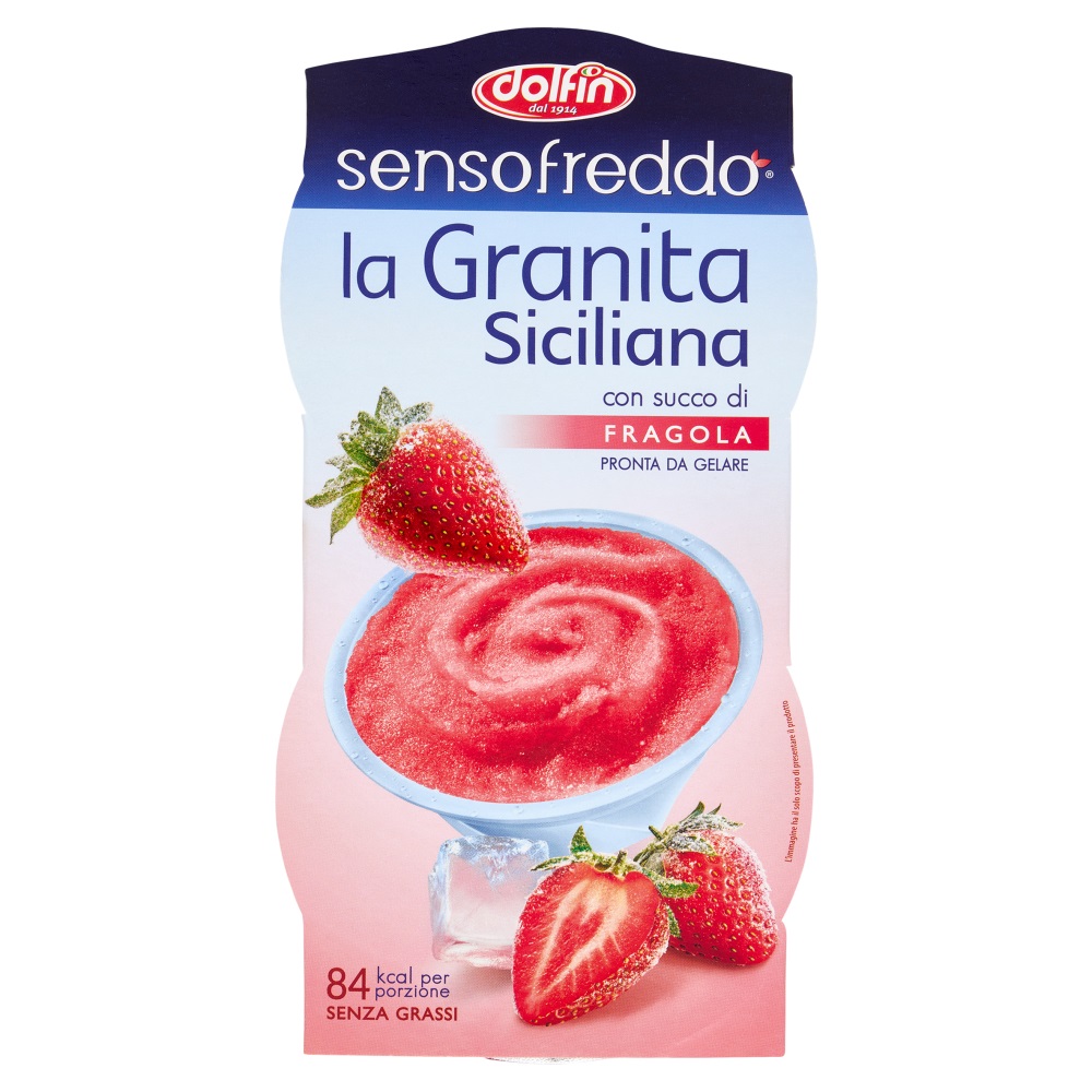 GRANITA SENSOFREDDO DOLFIN FRAGOLA ML.200