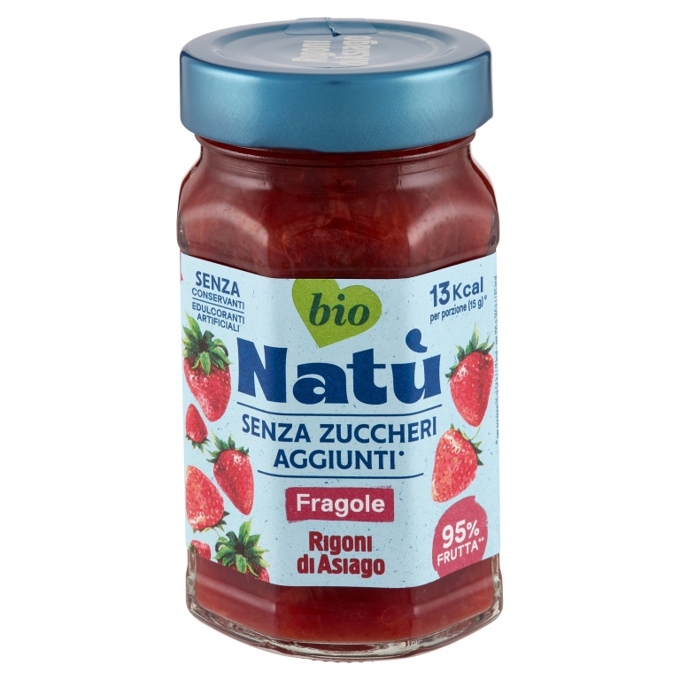 CONFETTURA RIGONI NATU' S/Z FRAGOLE BIO GR.240    