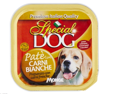 MONGE SPECIAL DOG CARNI BIANCHE VASC.GR.150       