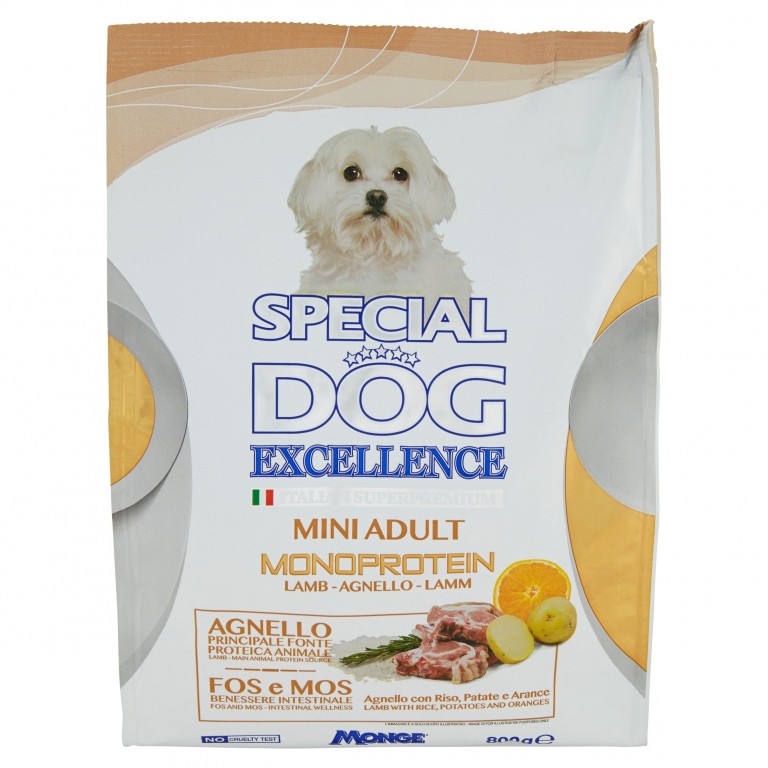 MONGE SPECIAL DOG EXCELL.MONOPROT.MINI ADULT GR800