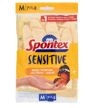 GUANTI SPONTEX SENSITIVE MEDIUM                   