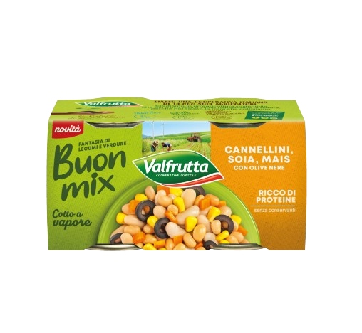 BUONMIX VALFRUTTA FAG.RED/MAIS/PEP GR160X2        