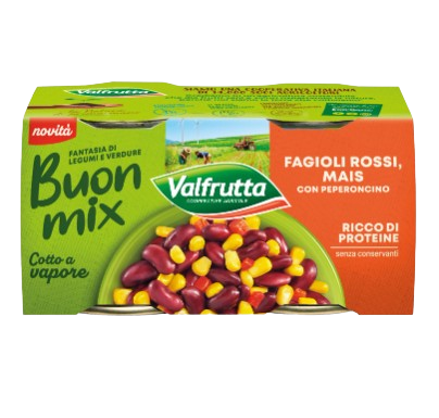 BUONMIX VALFRUTTA FAG.CAN/SOIA/MAIS GR160X2       