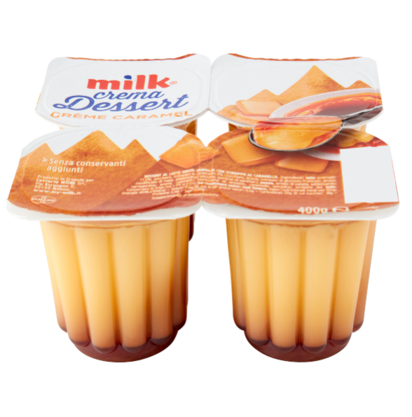 MILK CREMA DESSERT CREME CARAMEL GR.125X4         